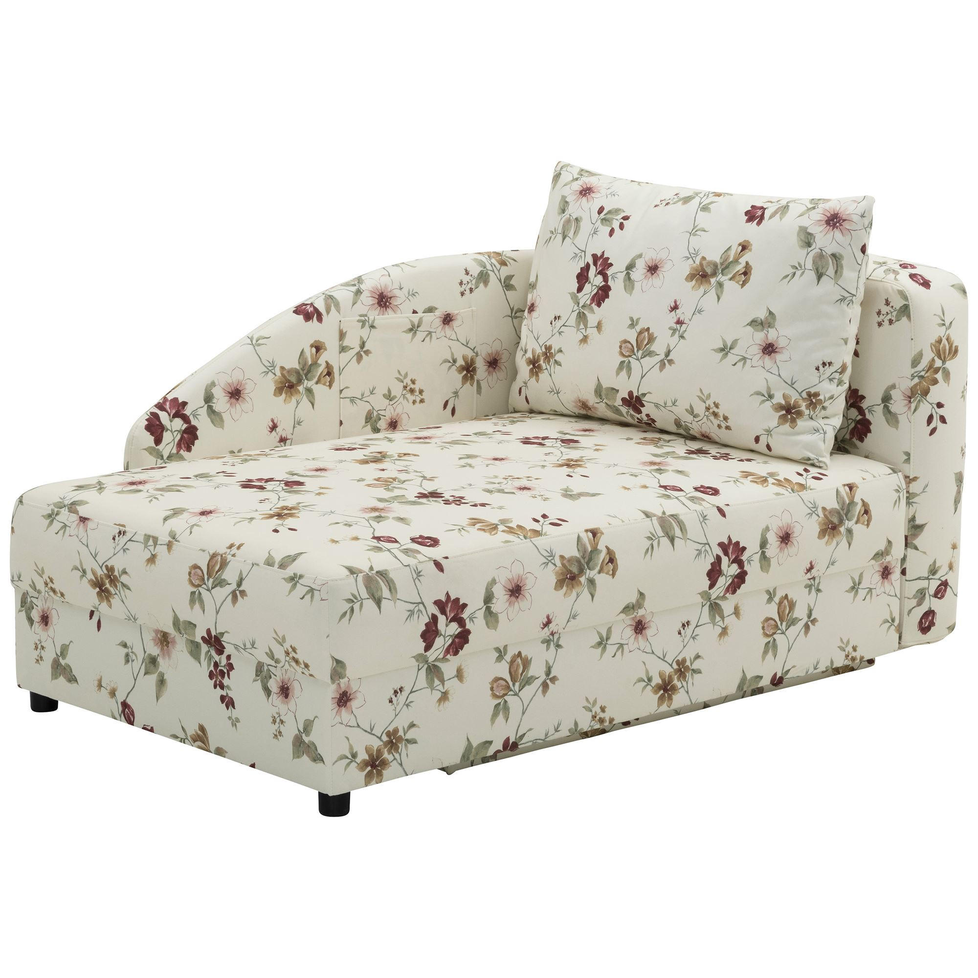 RECAMIERE Armlehne rechts Kalila Flachgewebe weiß - Weiß, Kunststoff (154/86/93cm) - 58aufmkessel