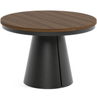 TISCH Schwarz ALMA Ausziehbar 120/196 cm - Walnussfarben/Schwarz, Holzwerkstoff (2/120/76cm) - Sepro Meble