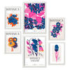 POSTER Set Mit 6 Blumen- und Botanische Galerie Größe A3 & A4 Weißer Rahmen - Weiß, Papier (29.7/1cm) - Nacnic