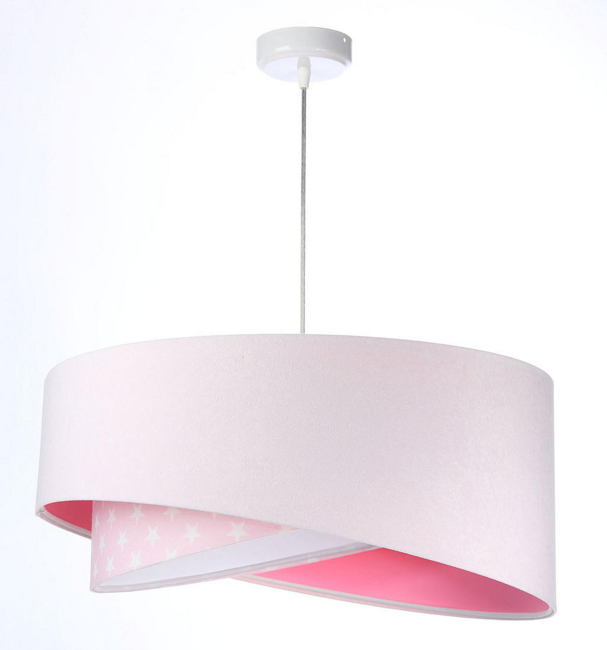 HÄNGELEUCHTE Rosa 50/23 cm - Pink, Kunststoff (50/1/23cm) - ONZENO