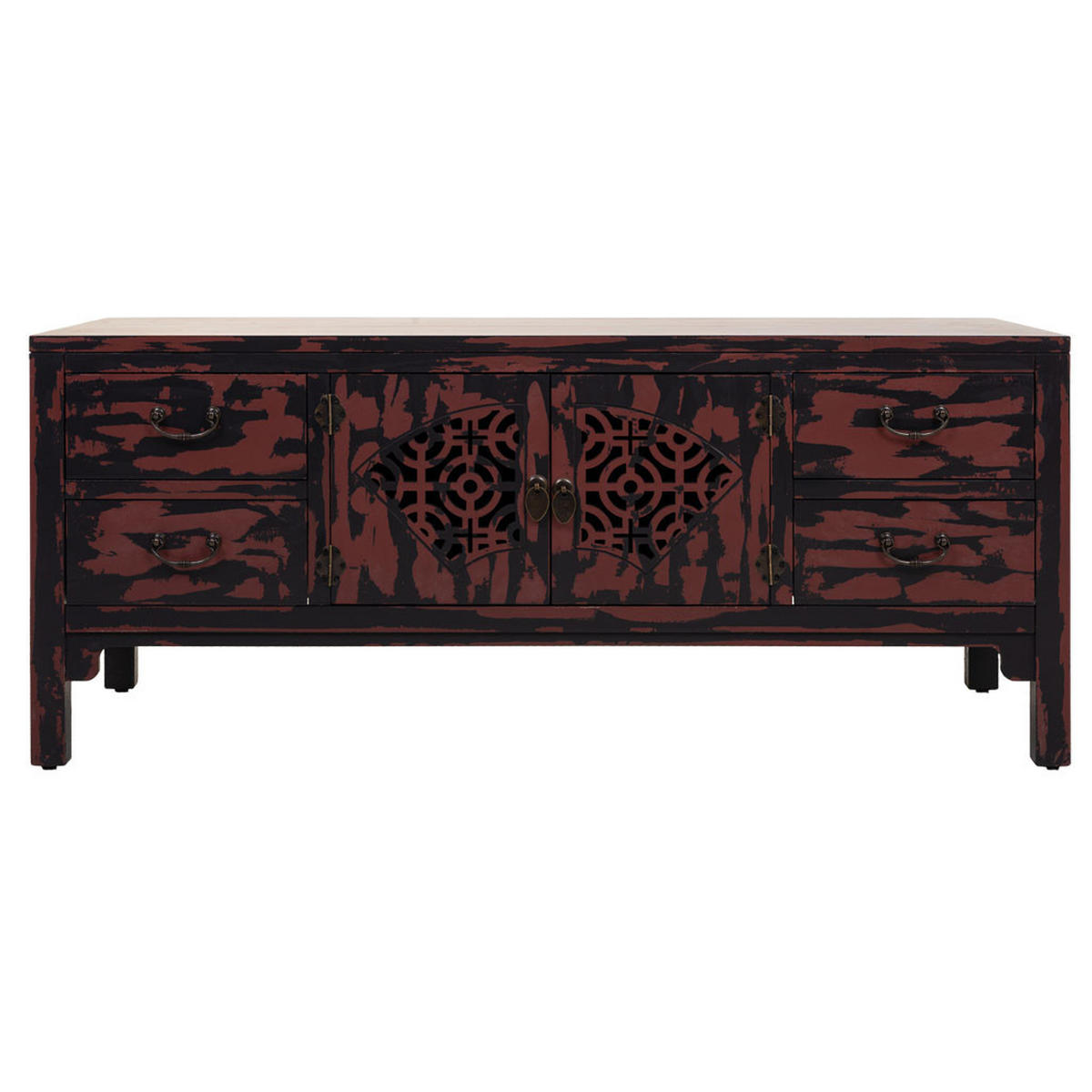 SIDEBOARD aus Holz 120x40x50 Cm - Multicolor, Holz (120/50/40cm) - Wanderlust