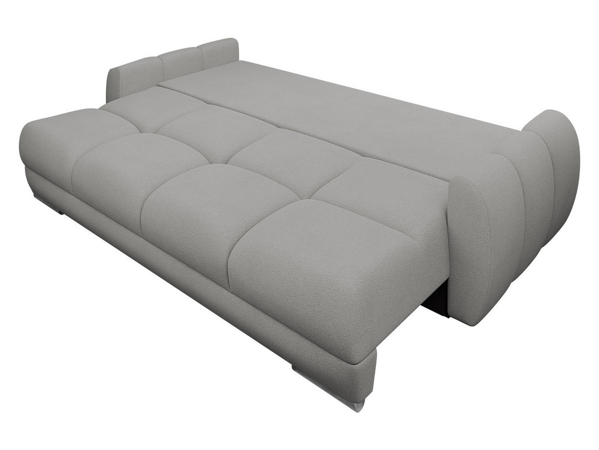 SCHLAFSOFA Logo 3 - Anthrazit/Silberfarben, Holz/Kunststoff (234/89/97cm) - MIRJAN24