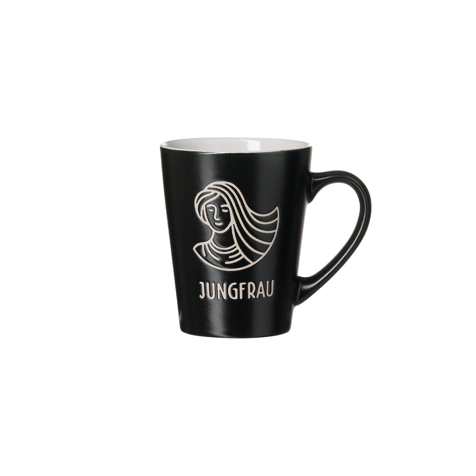 HENKELBECHER JUNGFRAU Cosmic schwarz 350 ml - Schwarz, Keramik (0.35L) - Ritzenhoff Breker