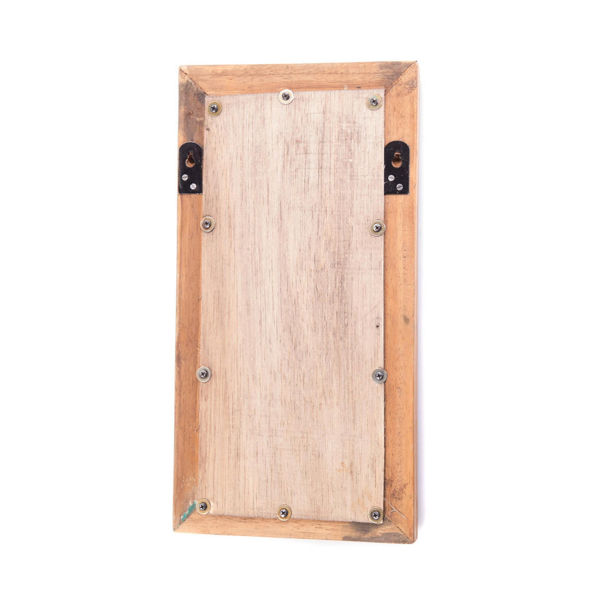 WANDSPIEGEL Yara 40x20 cm Massivholz naturfarben - Naturfarben, Holz (20/40/3cm) - DESIGN DELIGHTS