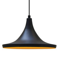 PENDELLEUCHTE Genisy 31/23 cm - Schwarz, Holz/Metall (23/31/23cm) - Bamyum