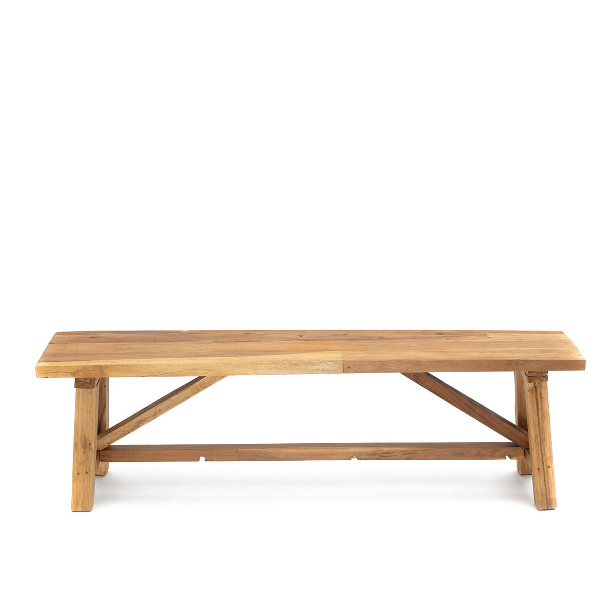 SITZBANK Roca 160cm, Massivholz naturfarben - Naturfarben, Holz (160/46.5/36cm) - CREEDWOOD