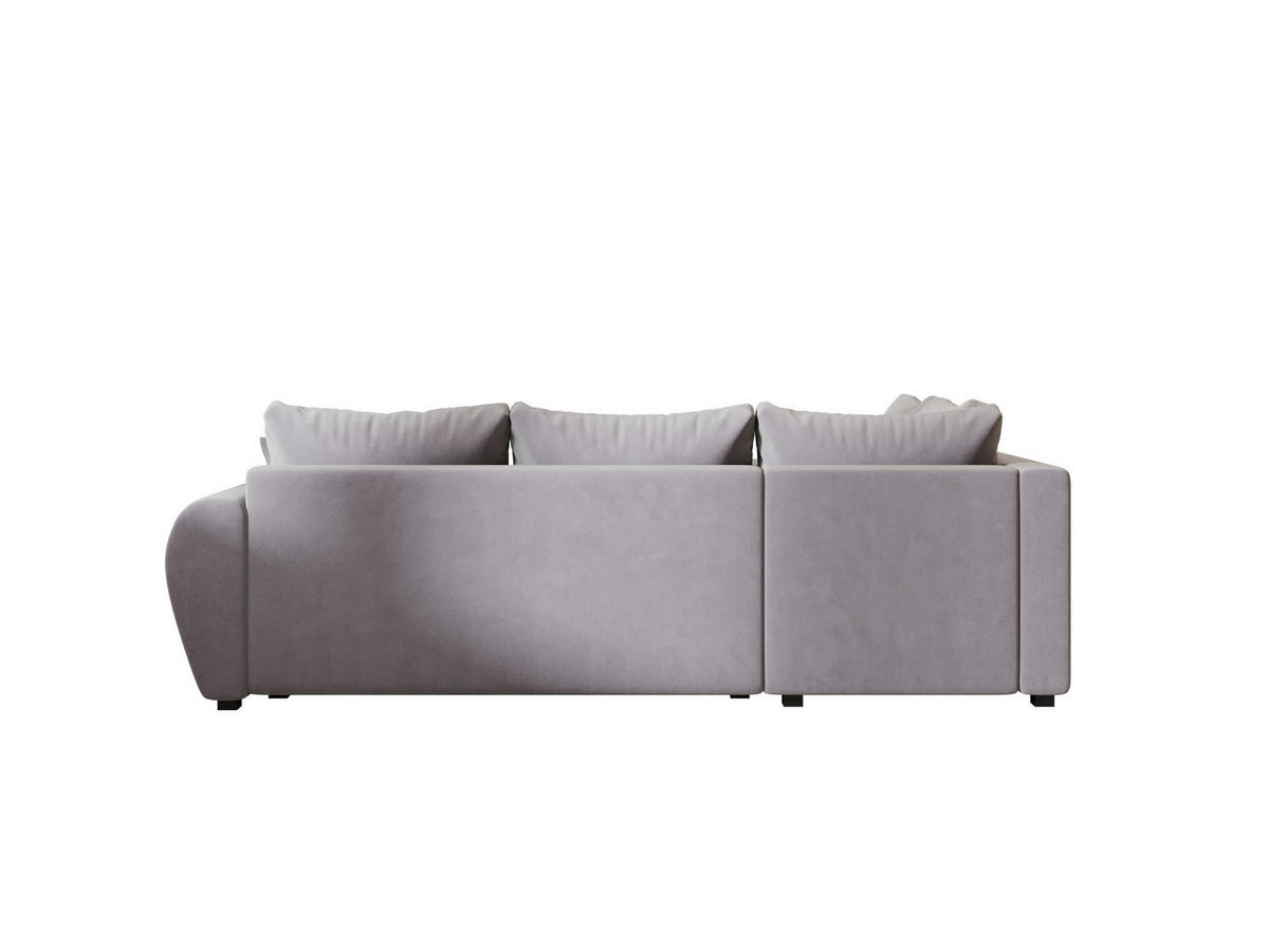ECKSOFA MOLISA L PLUS Itaka 50 Links mit Schlaffunktion - Grau, Textil (235/175cm) - Bedante