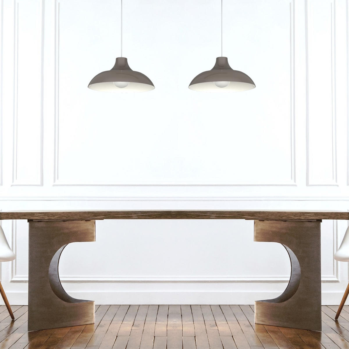 HÄNGELEUCHTE - Schwarz, Metall (30/30/15cm) - Lumicom