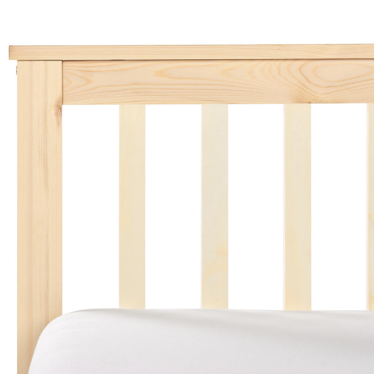 BETT mit Lattenrost 160x200 cm Heller Holzfarbton Olendon - Hellbraun, Holz (160/200cm) - Beliani