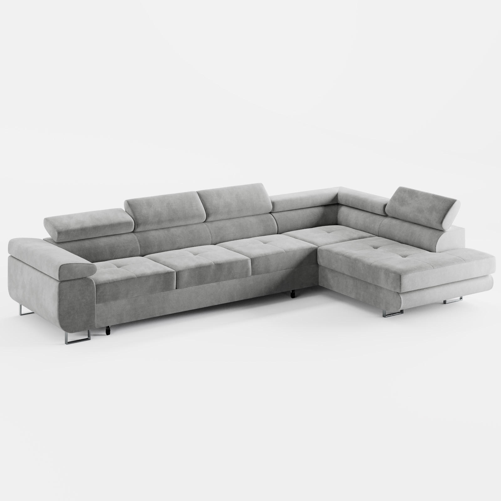 Barchello Ecksofa Grau 341x202 cm