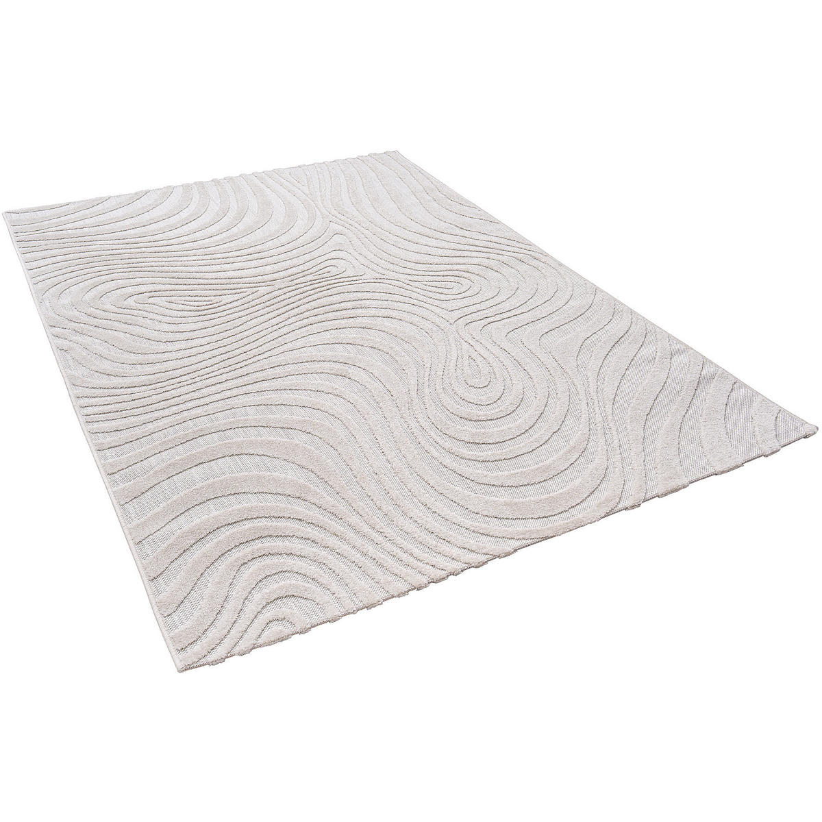 IN & OUTDOOR TEPPICH FLACHGEWEBE CLASSY - Weiß, Textil (160/230cm) - Pergamon