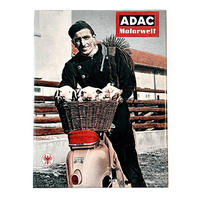 MAGNET 6/8 cm ADAC Motorwelt - Multicolor, Metall (6/8/0.1cm) - Nostalgic-Art
