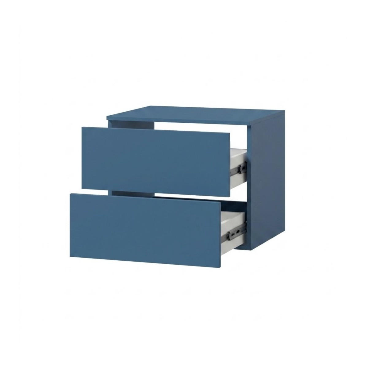 WASCHTISCHUNTERSCHRANK Color 2S 60 Meeresblau - Dunkelblau, Holzwerkstoff (60/50/45cm) - mzm24