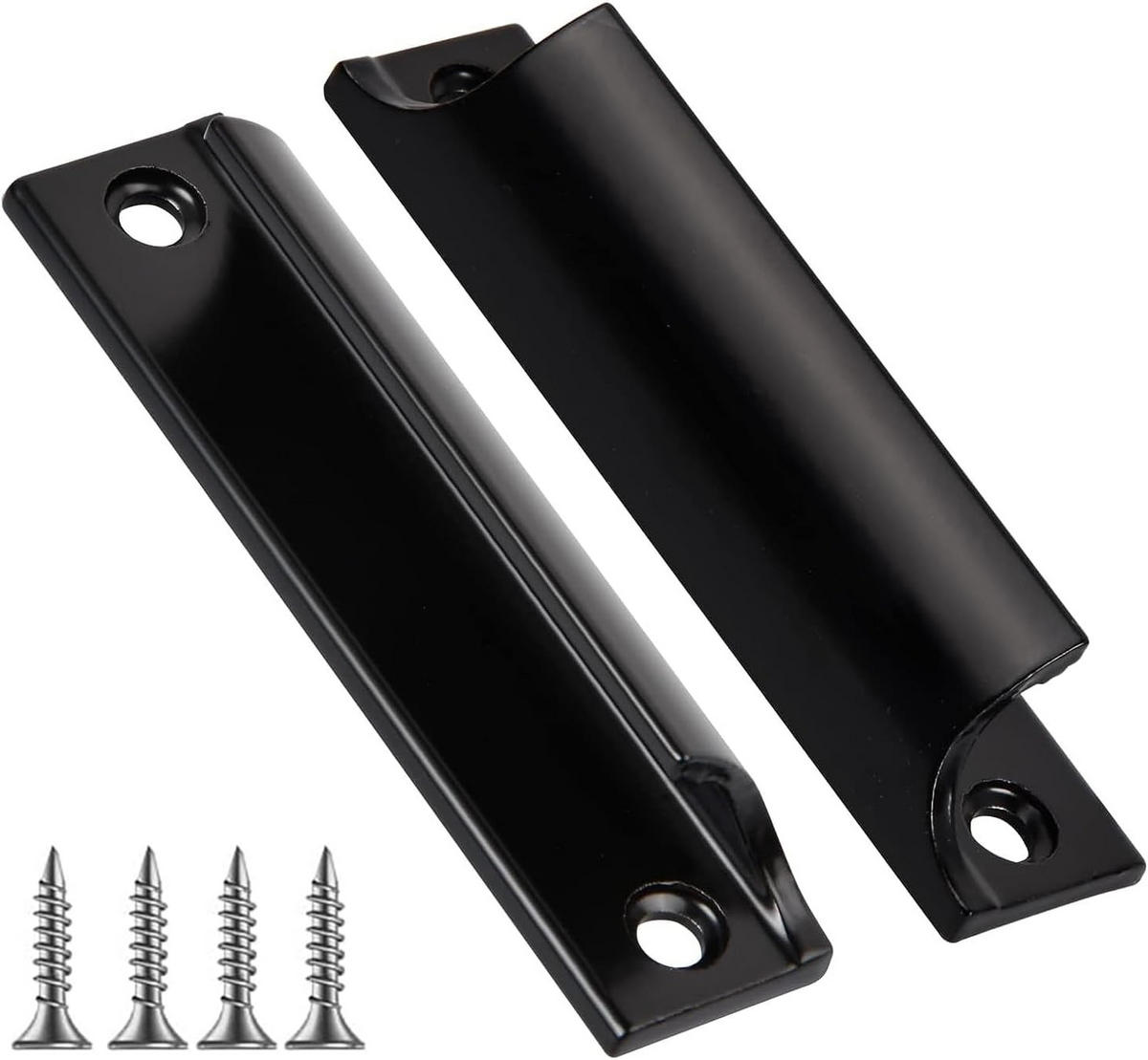 MÖBELGRIFF Schwarz 2er-Set 90 mm - Schwarz, Metall (2/2/9cm)