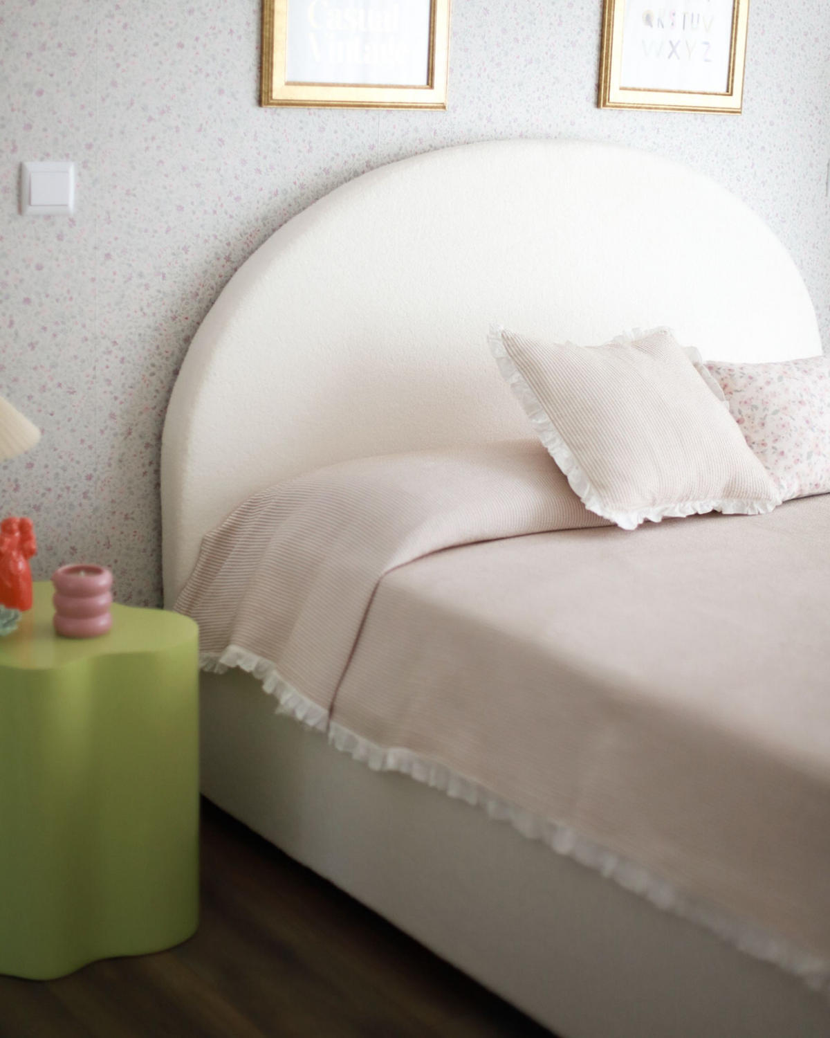 BETT mit Stauraum 140/200 cm Cremeweiß Vaucluse - Weiß, Textil (140/200cm) - Beliani