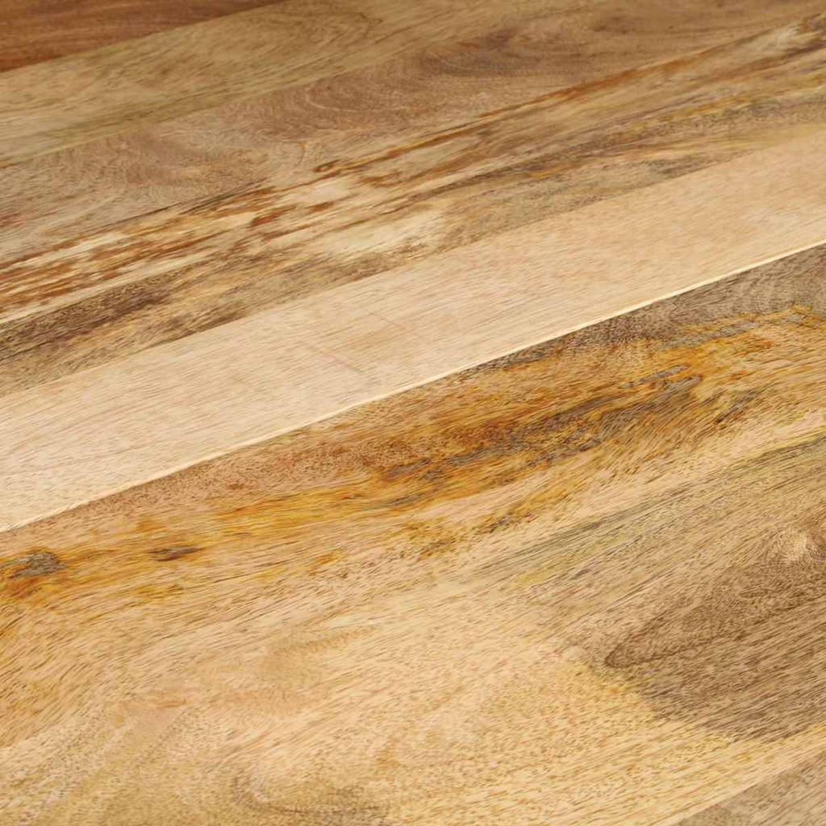 ESSTISCH 110/75 Cm Massivholz Mango - Braun, Holz (110/110/75cm) - vidaXL
