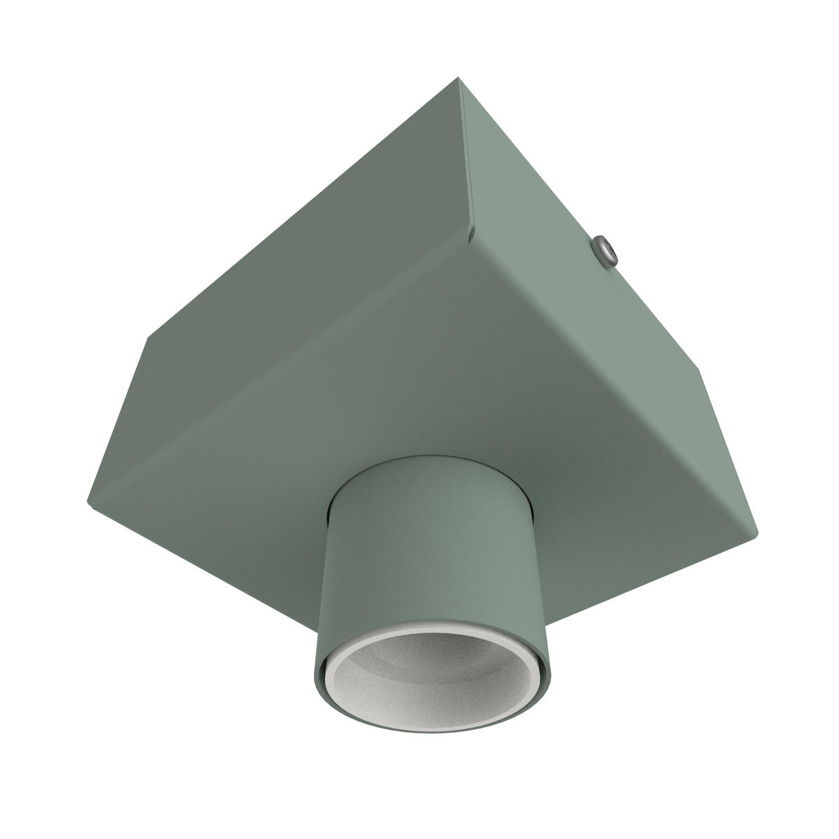 DECKENLEUCHTE - Grün, Metall (10/10/7.5cm) - Lumicom