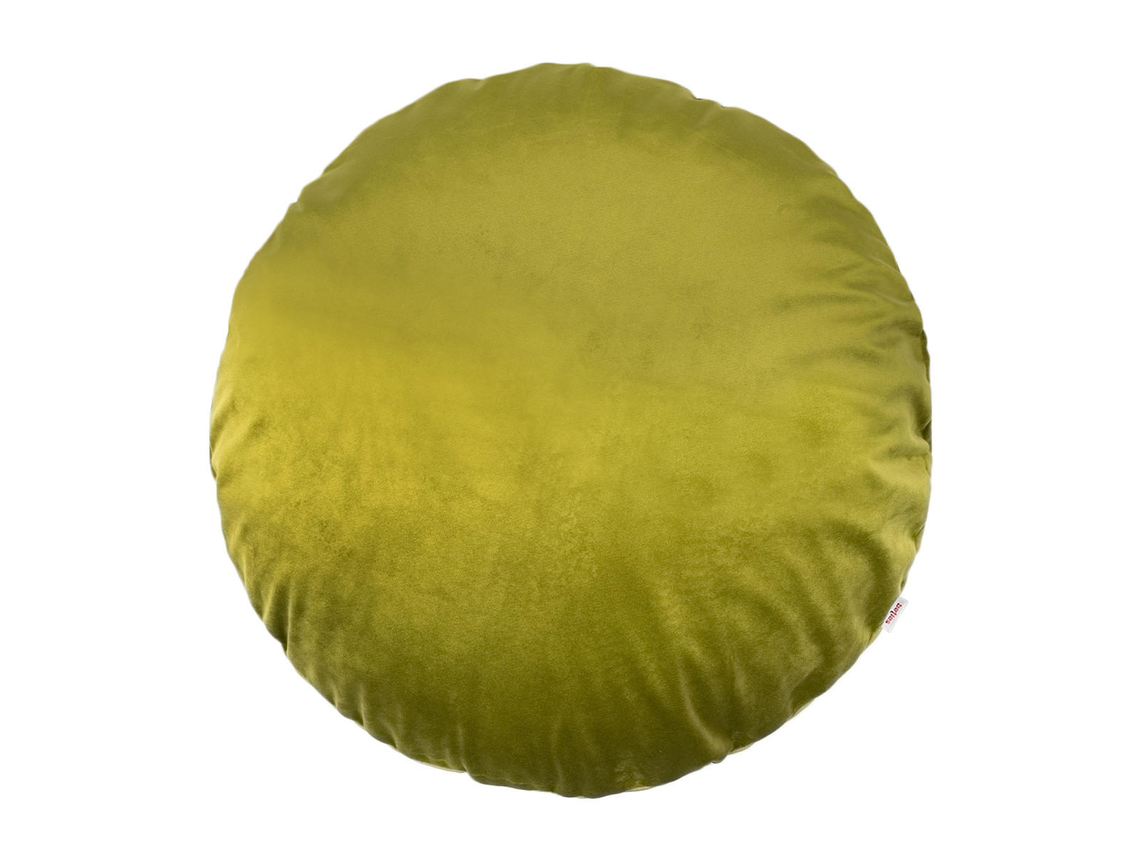 KISSENHÜLLE Rund Samt&Sonders mai-grün 60 cm Ø - Olivgrün/Grün, Textil (60/60cm) - beties Heimtextil