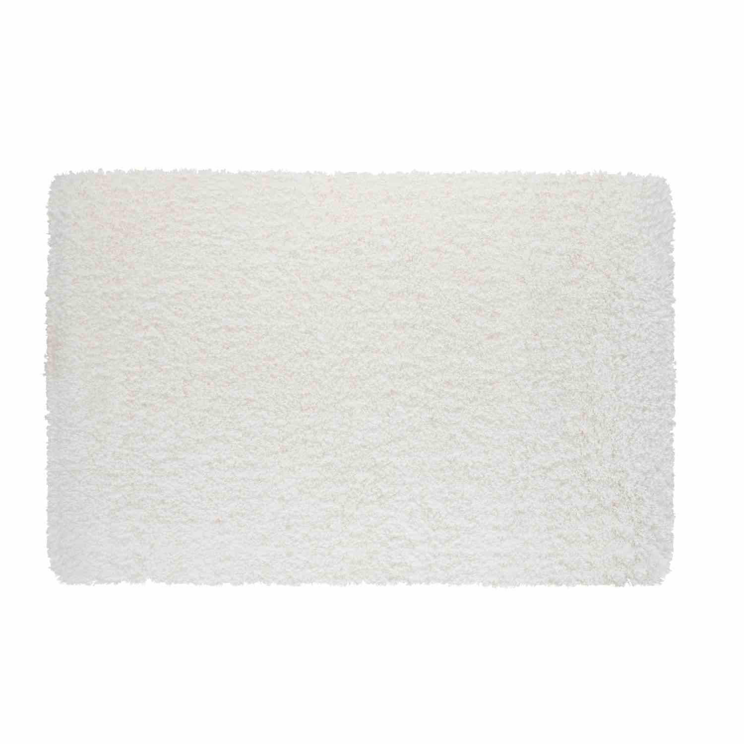 WohnDirect Badteppich Weiß 50x80 cm