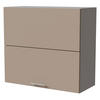 KLAPPHÄNGESCHRANK Brerra W8B/80-AV Grau / RAL 1019 graubeige Matt 80 / 32,5 / 72cm - Graubraun/Grau, Holz/Holzwerkstoff (80/72/32.5cm) - Feldmann-Wohnen