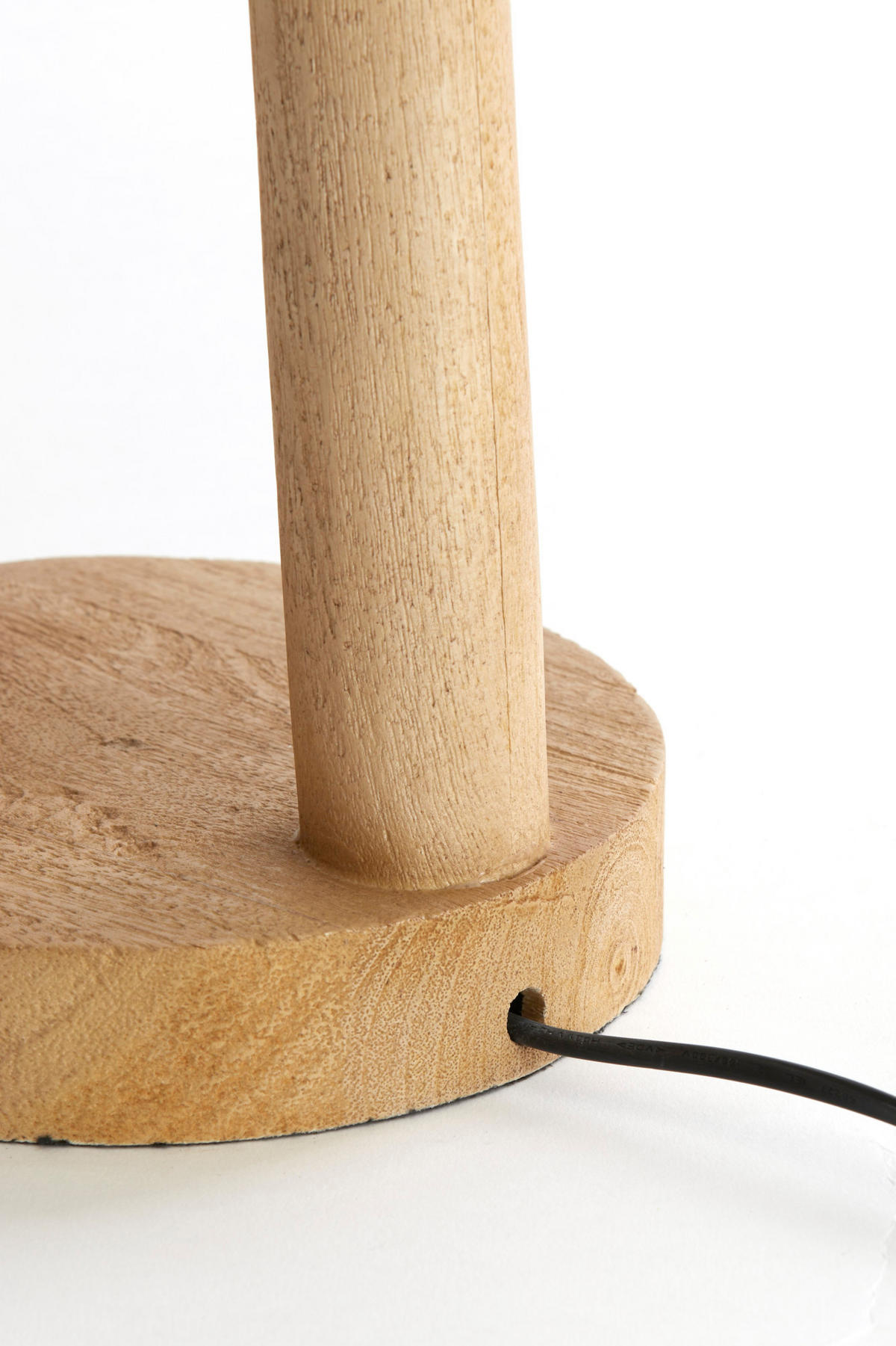 LAMPENFUSS Xitta Braun Ø20/55 cm - Braun, Holz (20/20/55cm) - Light & Living