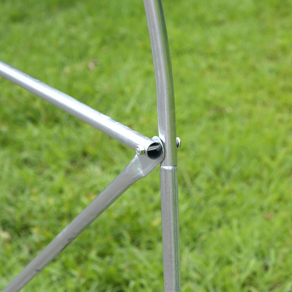 GEWÄCHSHAUS DE-12034 mit 2 Türen & 6 Fenstern Weiß - Weiß, Kunststoff (200/200/400cm) - ComfortXL