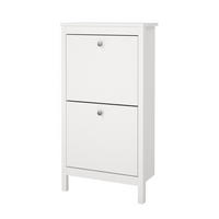 SCHUHSCHRANK, Madrid, Weiß, Holzwerkstoff, 54 x 25 x 103 cm - Weiß, Holzwerkstoff (54/103/25cm) - ebuy24
