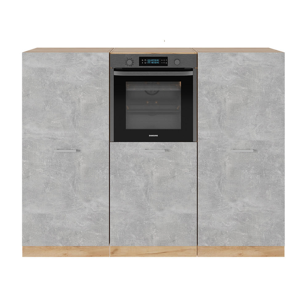 Honigeiche/Grau, Holzwerkstoff (180/81.6/46cm) - Vicco