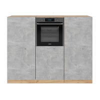 Honigeiche/Grau, Holzwerkstoff (180/81.6/46cm) - Vicco