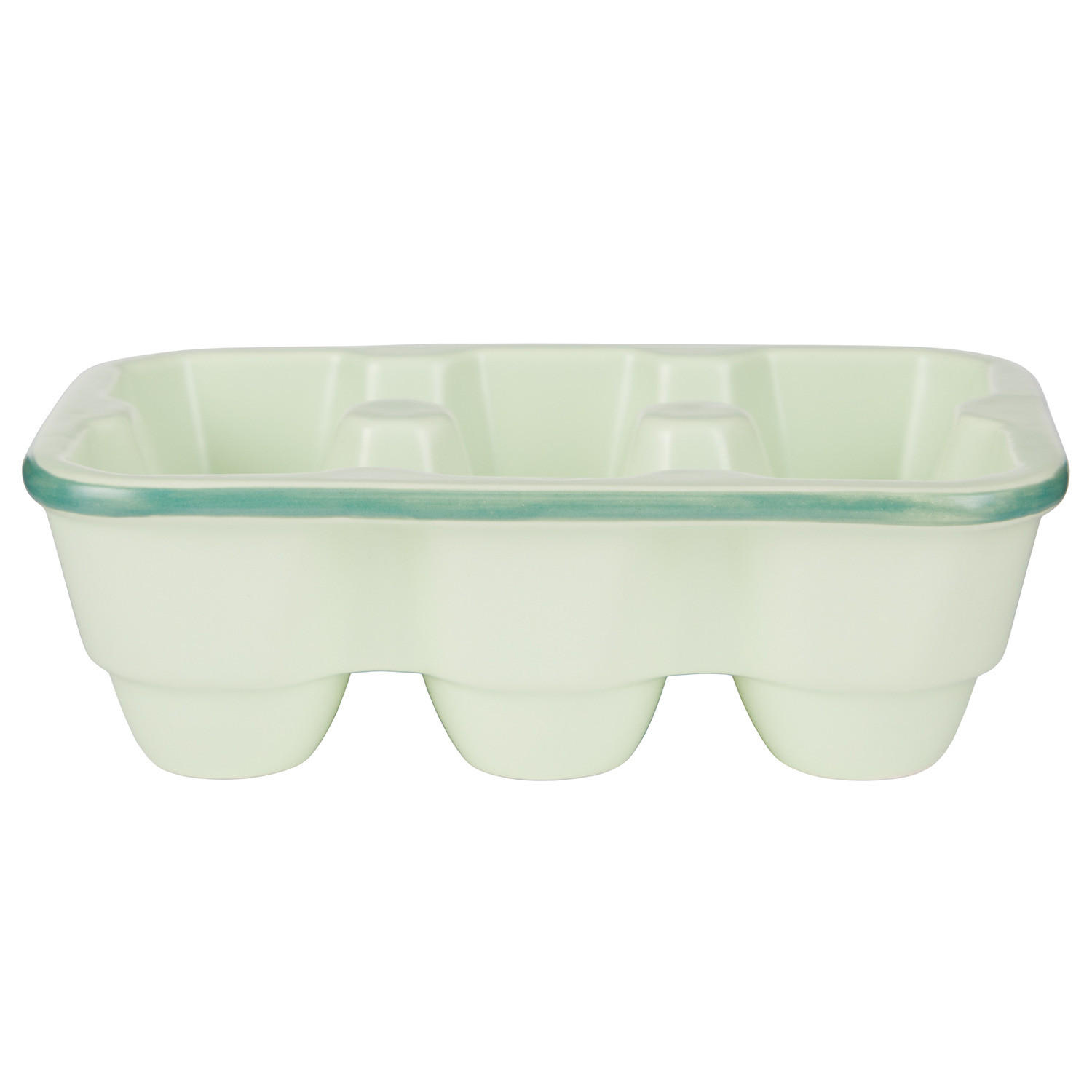 EIERAUFBEWAHRUNG Eggs On - Grün, Keramik (11/5/16cm) - Butlers