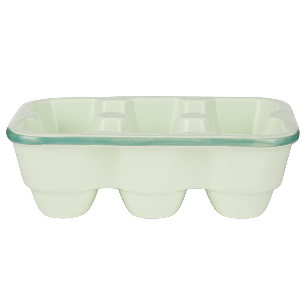 EIERAUFBEWAHRUNG Eggs On - Grün, Keramik (11/5/16cm) - Butlers