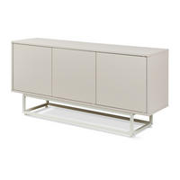 Beige, Holzwerkstoff/Metall (120/55/30cm) - [en.casa]
