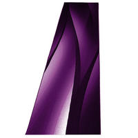 TEPPICH Kurzflor Ombre-Verlauf Polypropylen Wohnzimmer Violett Läufer 80x300 - Lila, Textil (80/300cm) - KADIMA DESIGN
