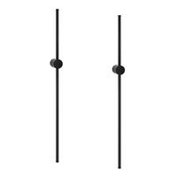 NÁSTĚNNÉ LED svítidlo Nastasi (sada 2 ks) - černá, kov (60/6/10cm) - Nettlife