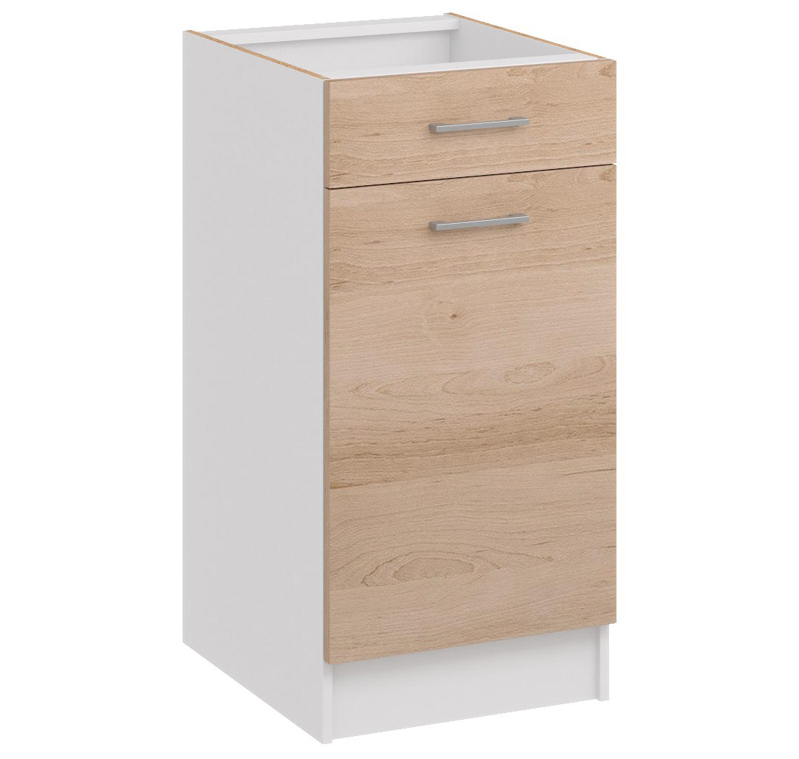 KÜCHENUNTERSCHRANK mit 1 Schublade d40 1sz eiche - Eiche Artisan, Holzwerkstoff (40/82/44cm) - roe furniture