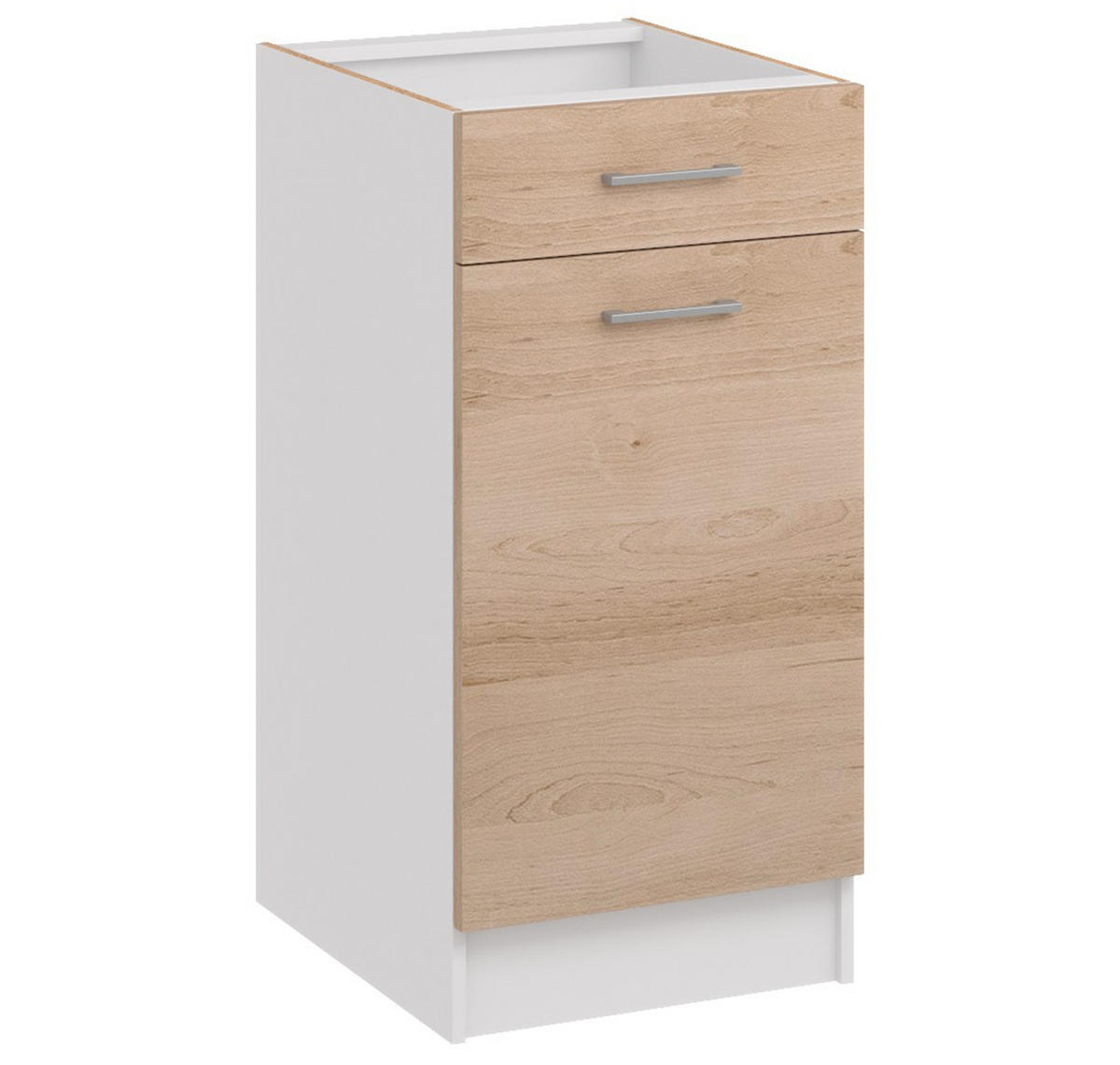 KÜCHENUNTERSCHRANK mit 1 Schublade d40 1sz eiche - Eiche Artisan, Holzwerkstoff (40/82/44cm) - roe furniture