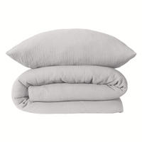 BETTWÄSCHESET Molly - Musselin - 2-teilig - 135x200 cm - Hellgrau - Hellgrau, Textil (135/200cm) - SCHIESSER