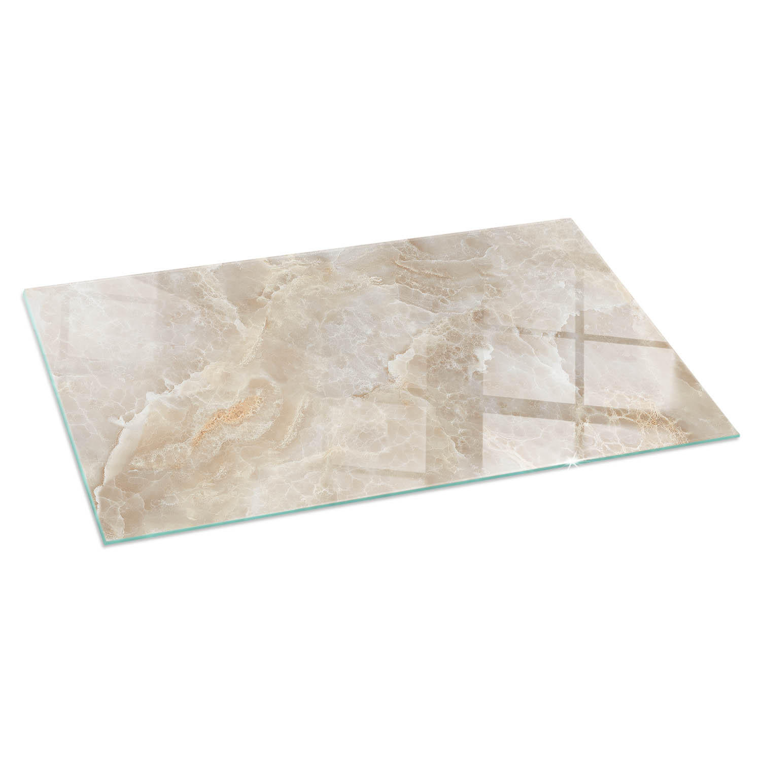 ArtPrintCave Glasplatte Beige 120x60x0.4 cm