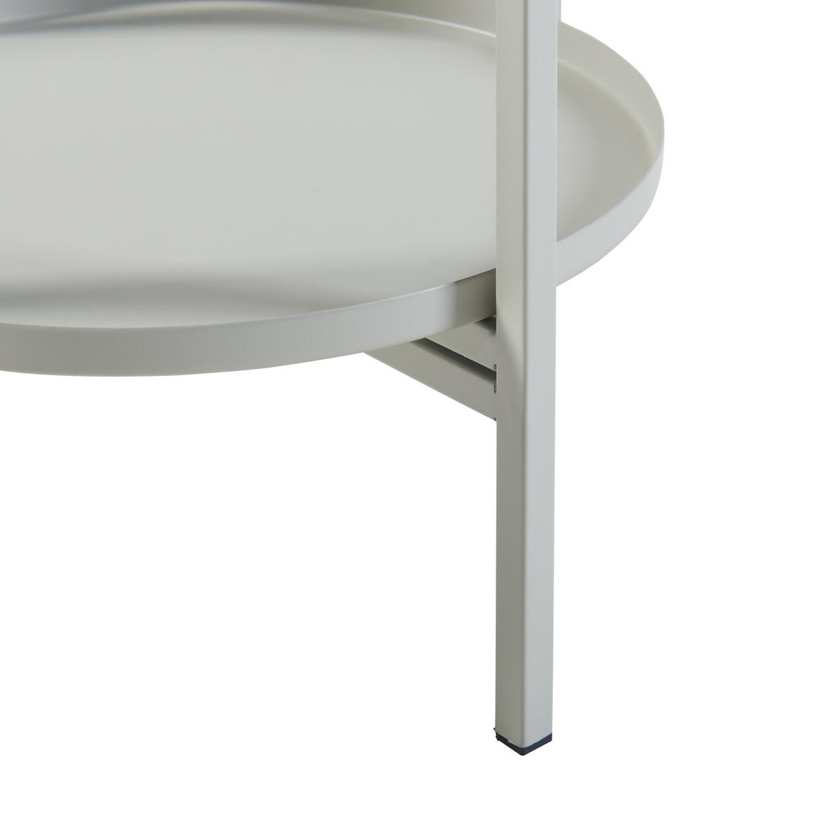 BLUMENSTÄNDER Altena - Hellgrau, Metall (40/40/80.5cm) - [en.casa]