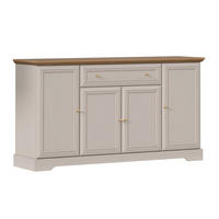 KOMODA Dulci Kašmir i drvo - bež, drvni materijal (164.7/91.5/46.2cm) - Petits-meubles