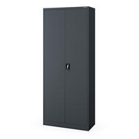 AKTENSCHRANK Jan H 220 - Anthrazit, Metall (90/220/40cm) - Jan Nowak