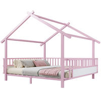 KINDERBETT 140x200 Metall Sicherheitsgitter Rosa - Pink, Metall (140/200cm) - FLIEKS