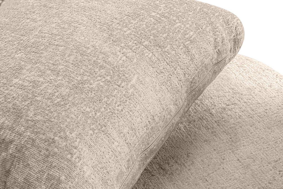 DREHSESSEL RAGGI 360° Drehfunktion mit inklusive dekorativem Kissen, Silbergrau - Dunkelgrau/Grau, Textil (92/75/94cm) - KONSIMO®