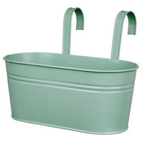 HÄNGETOPF Zinc - Pastellgrün, Metall (14cm) - Butlers