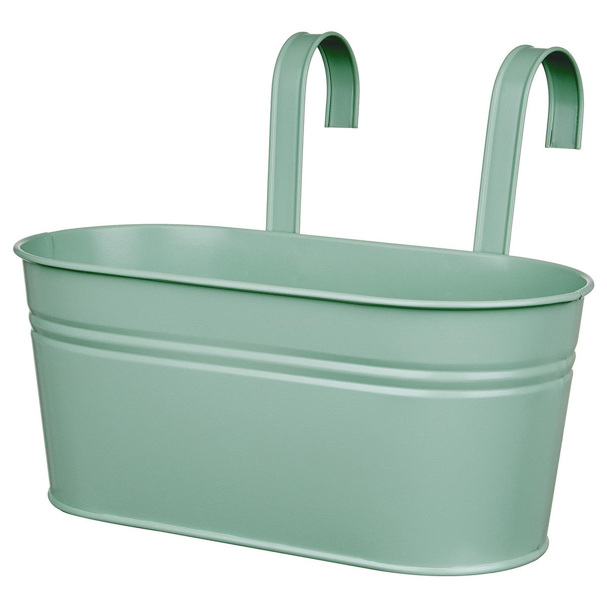HÄNGETOPF Zinc - Pastellgrün, Metall (14cm) - Butlers