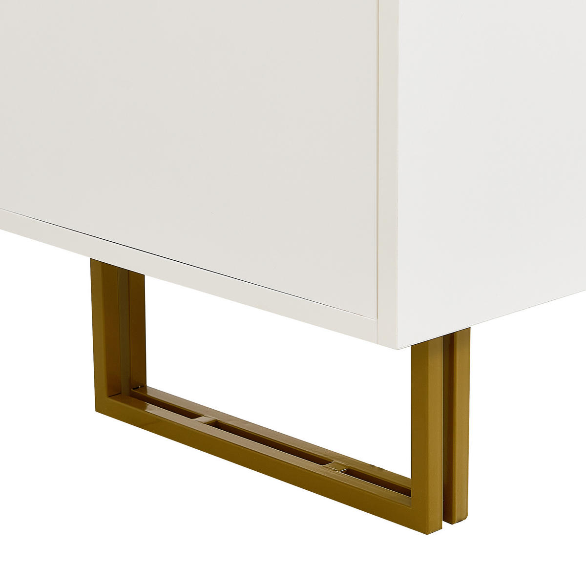 SIDEBOARD Elegante Kommode mit 2 Türen & 3 Schubladen Weiß - Weiß, Holzwerkstoff (160/81.5/40cm) - Urban Meuble