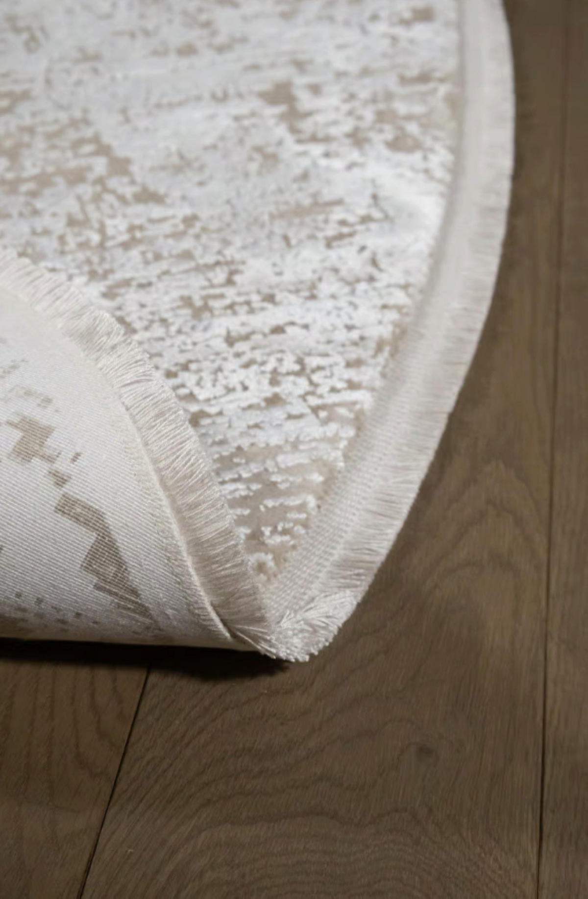 TEPPICH modern Wohn-/Schlafzimmer Viskose LINCOLN Beige 200x300 cm - Beige, Textil (200/300cm) - Novatrend