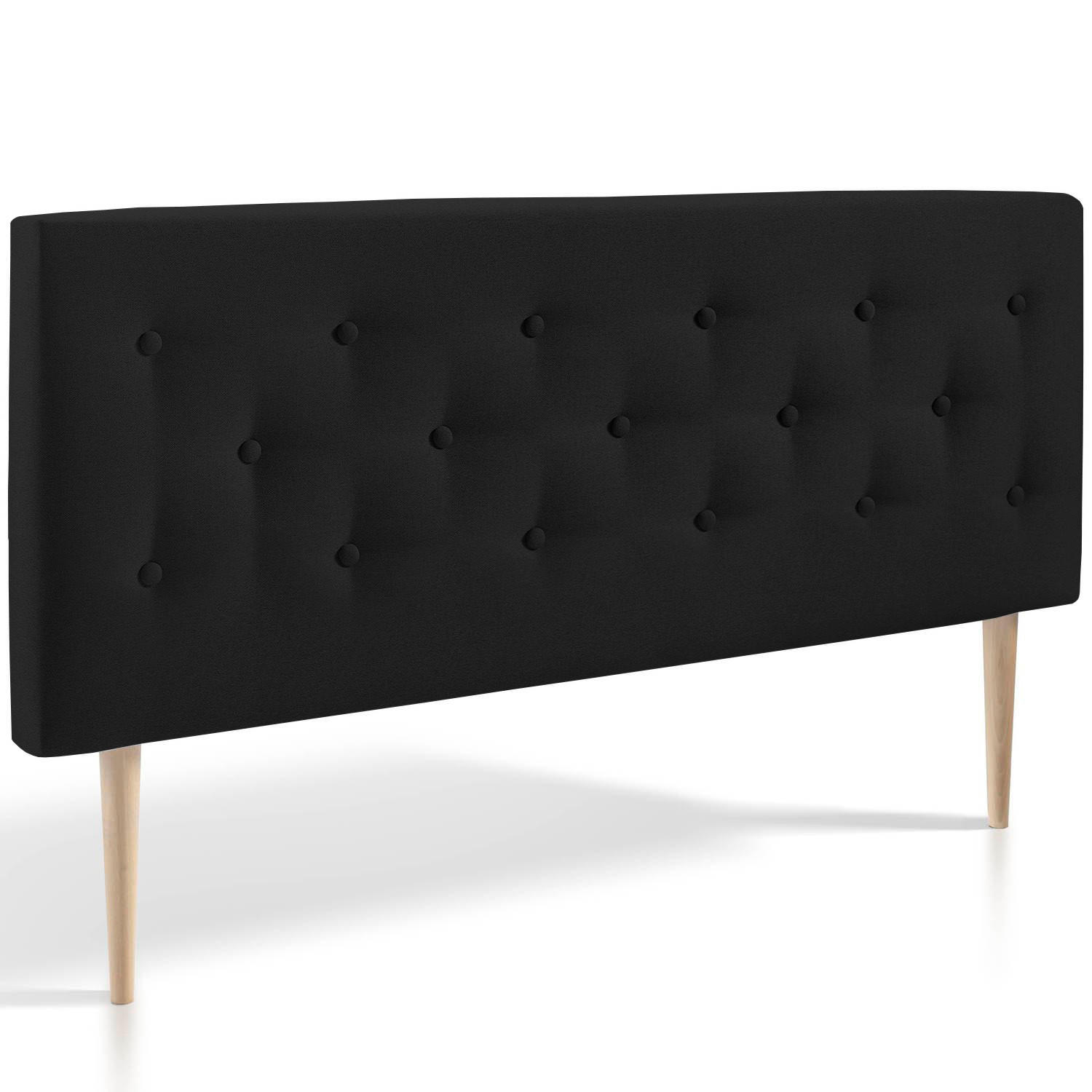 KOPFTEIL 150x100 cm Oslo anthrazit - Dunkelgrau, Textil (8/100/150cm) - VS Venta-stock