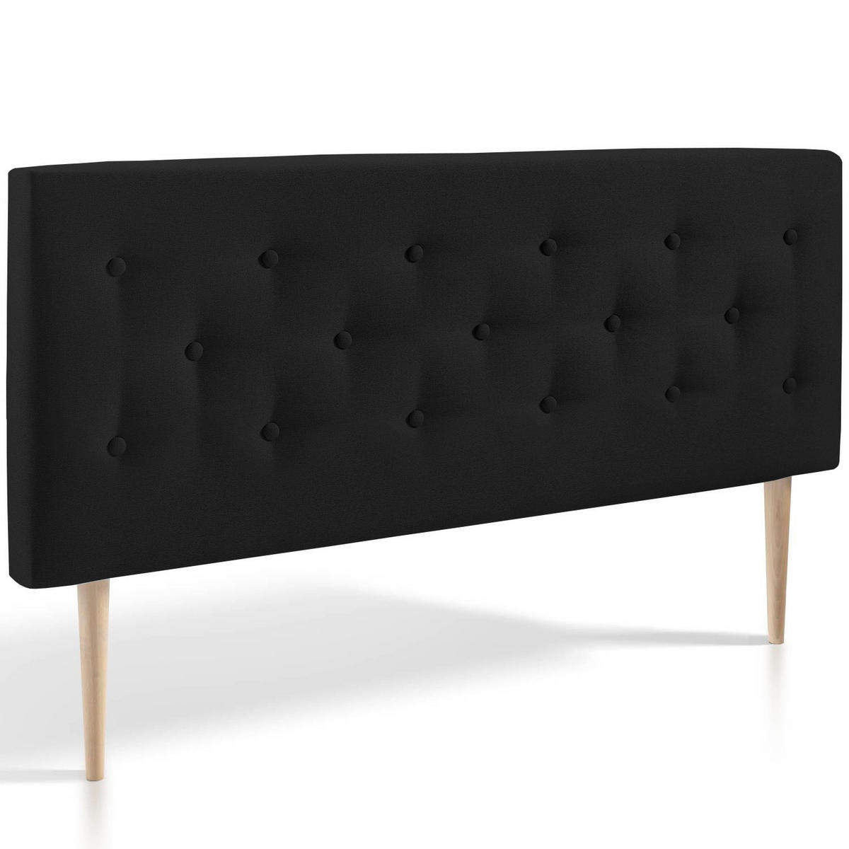 KOPFTEIL 150x100 cm Oslo anthrazit - Dunkelgrau, Textil (8/100/150cm) - VS Venta-stock