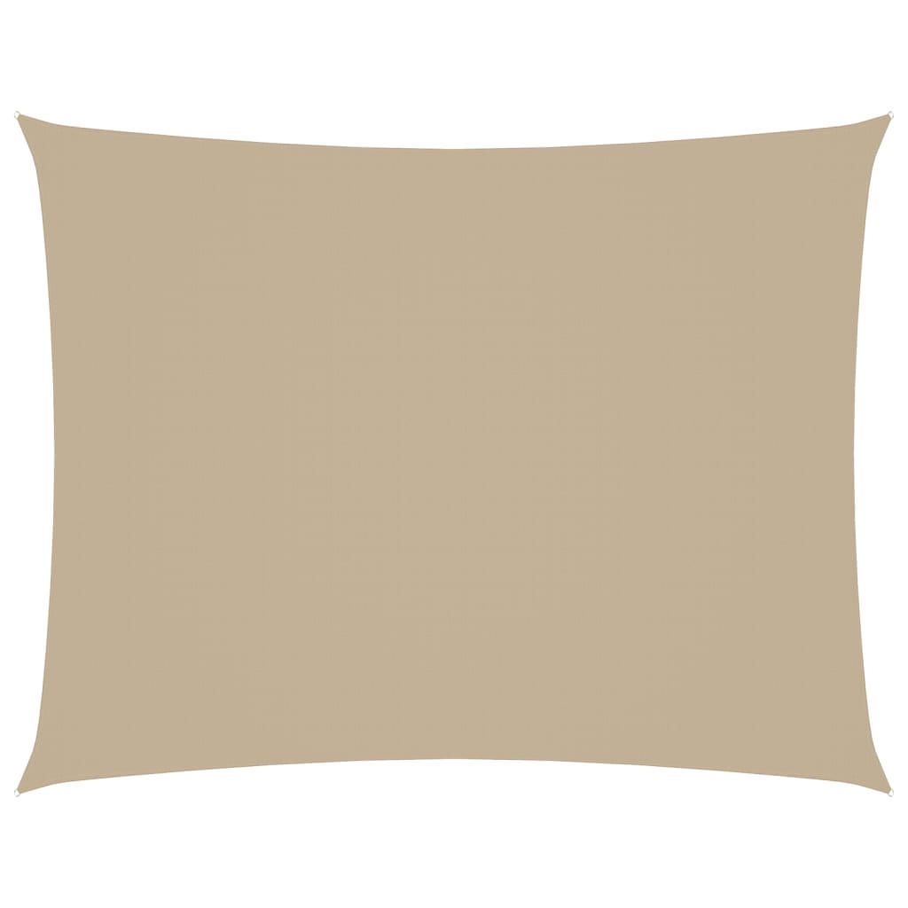 SONNENSEGEL Oxford-Gewebe Rechteckig 2,5x4 m Beige - Beige, Textil (400/250cm) - furnicato